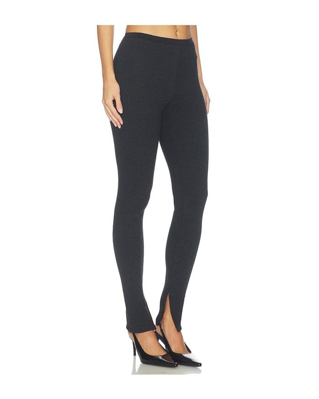 Beaufille Blue Cassia Rib Legging