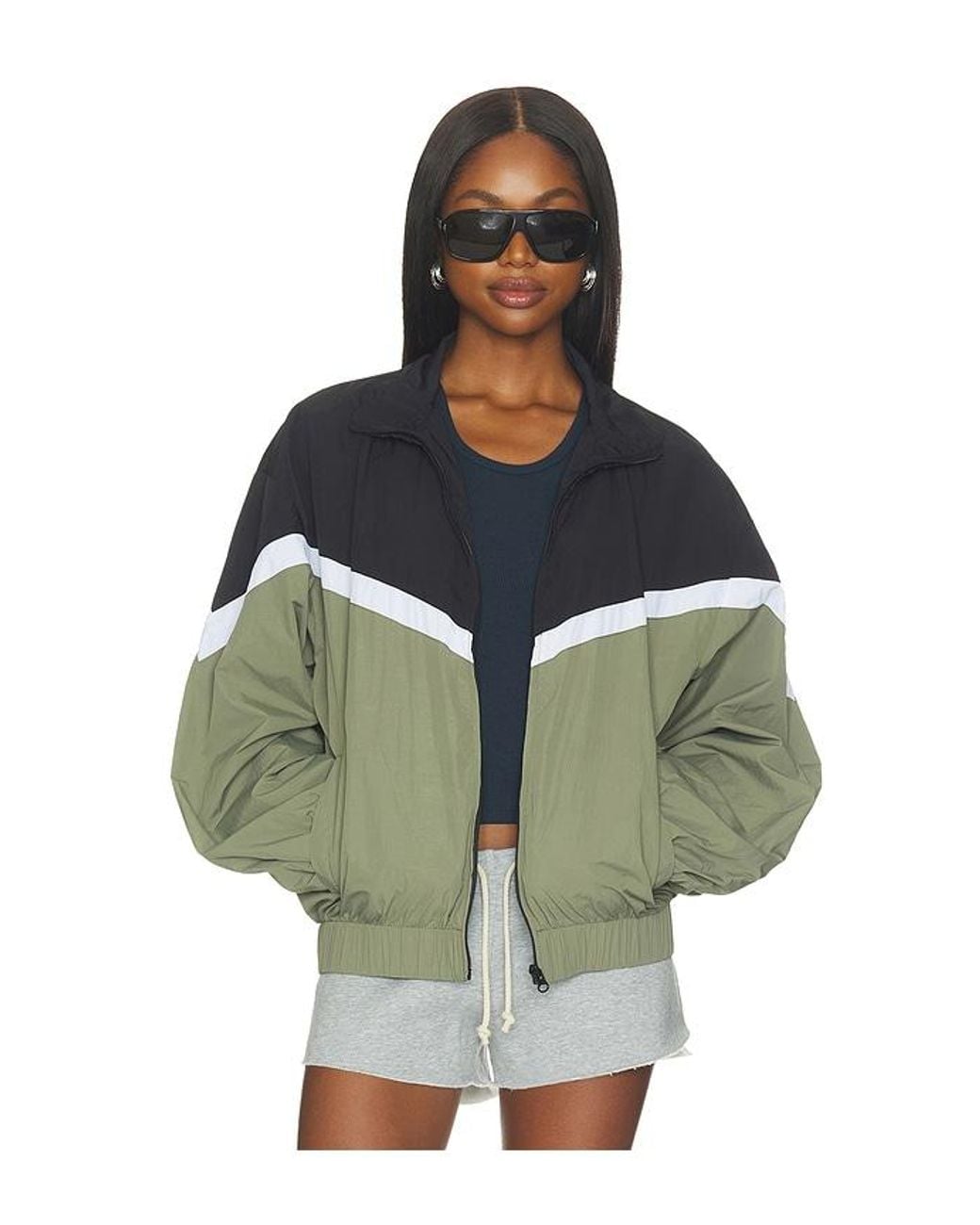 superdown Green Liberty Track Jacket