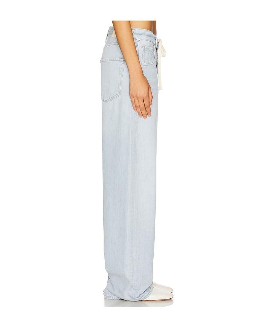 Citizens of Humanity Blue Brynn Drawstring Trouser Jeans