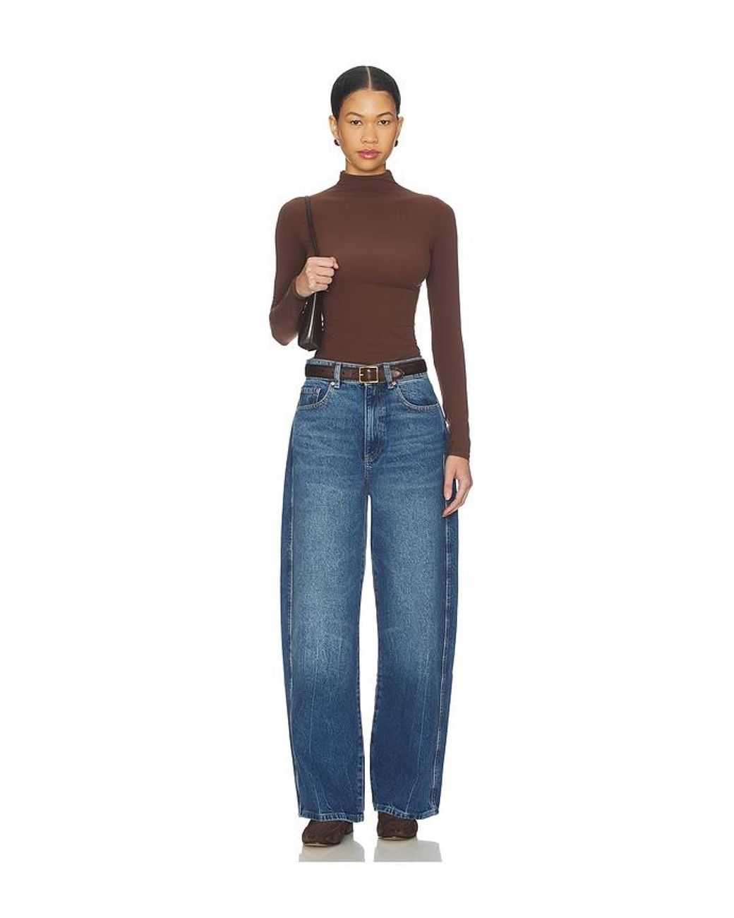 DL1961 Blue Taylor High Rise Relaxed Barrel Jeans