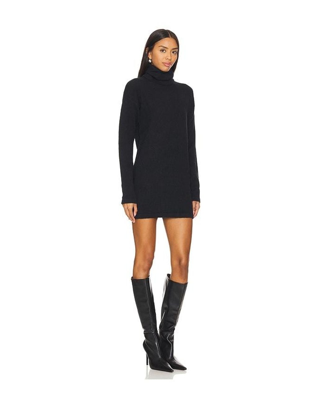ALL THE WAYS Black Meryl Sweater Dress