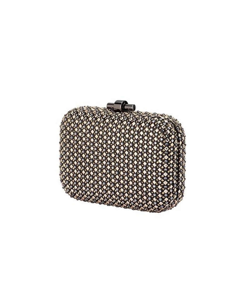 Olga Berg Black Ellen Hotfix Clutch