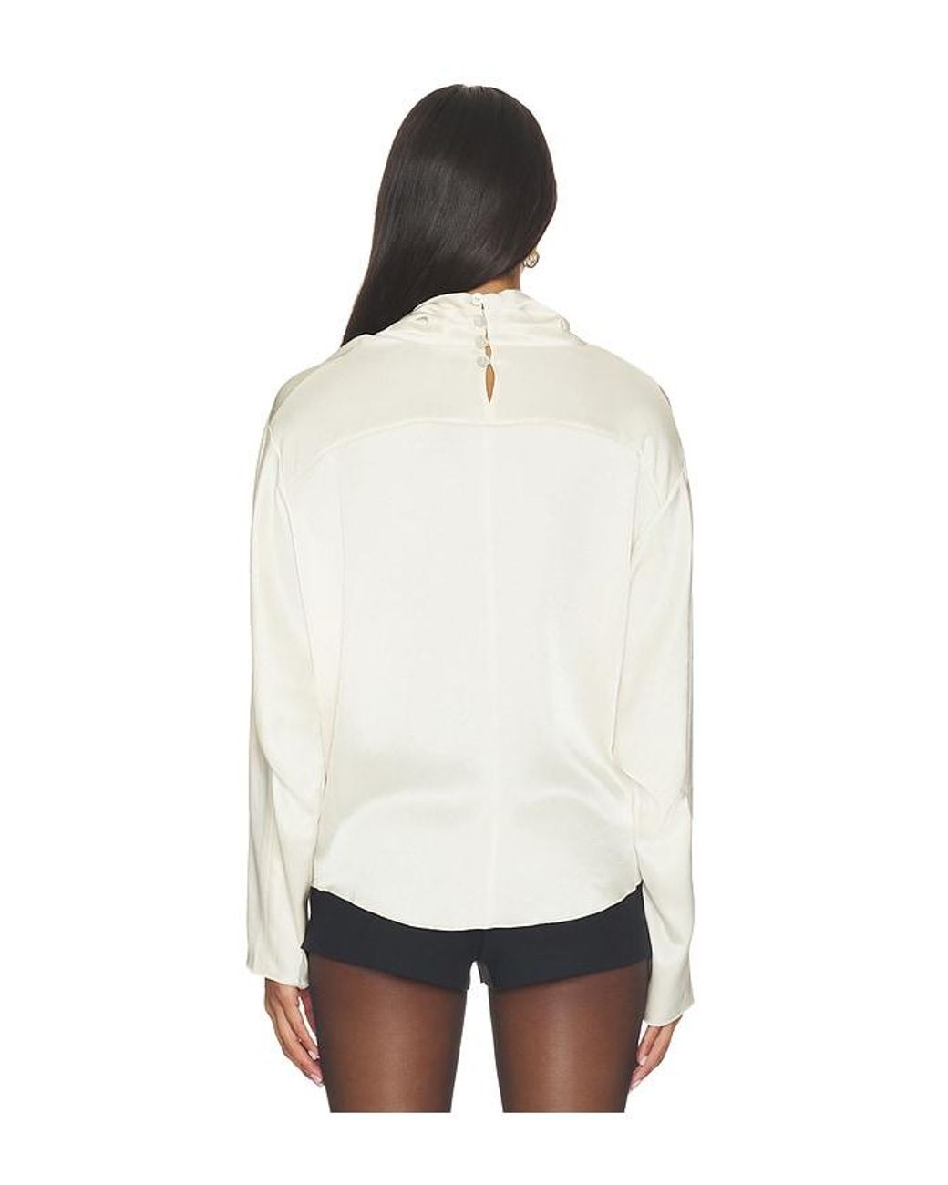 Citizens of Humanity White Ilaria Draped Top
