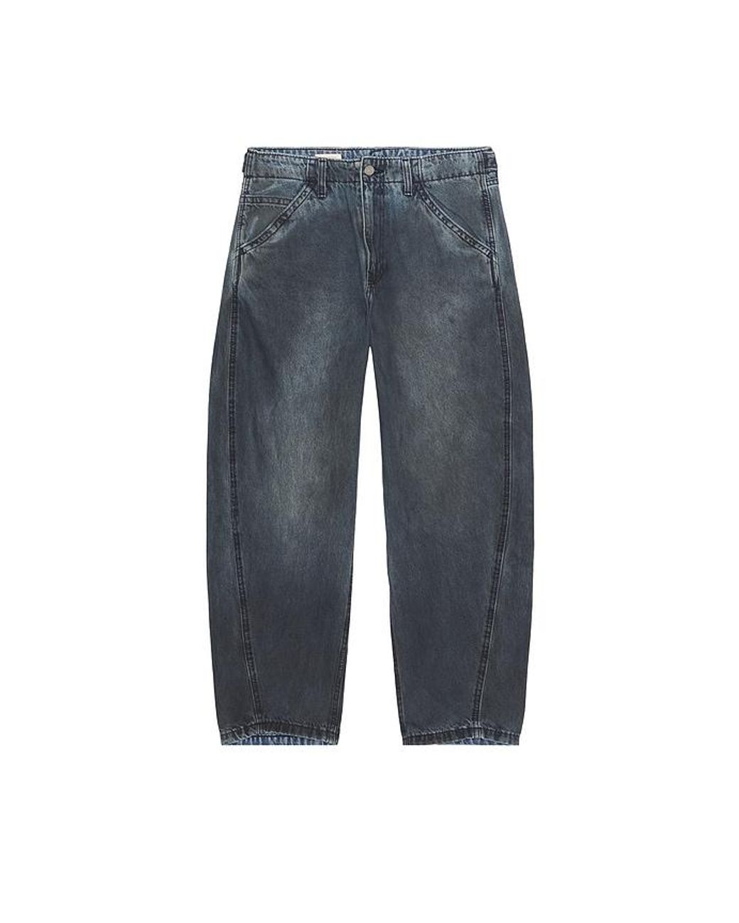 Levi's Blue Baggy Barrel Jeans for men