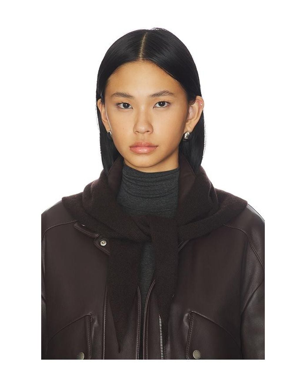 Lisa Yang Black Florianne Scarf