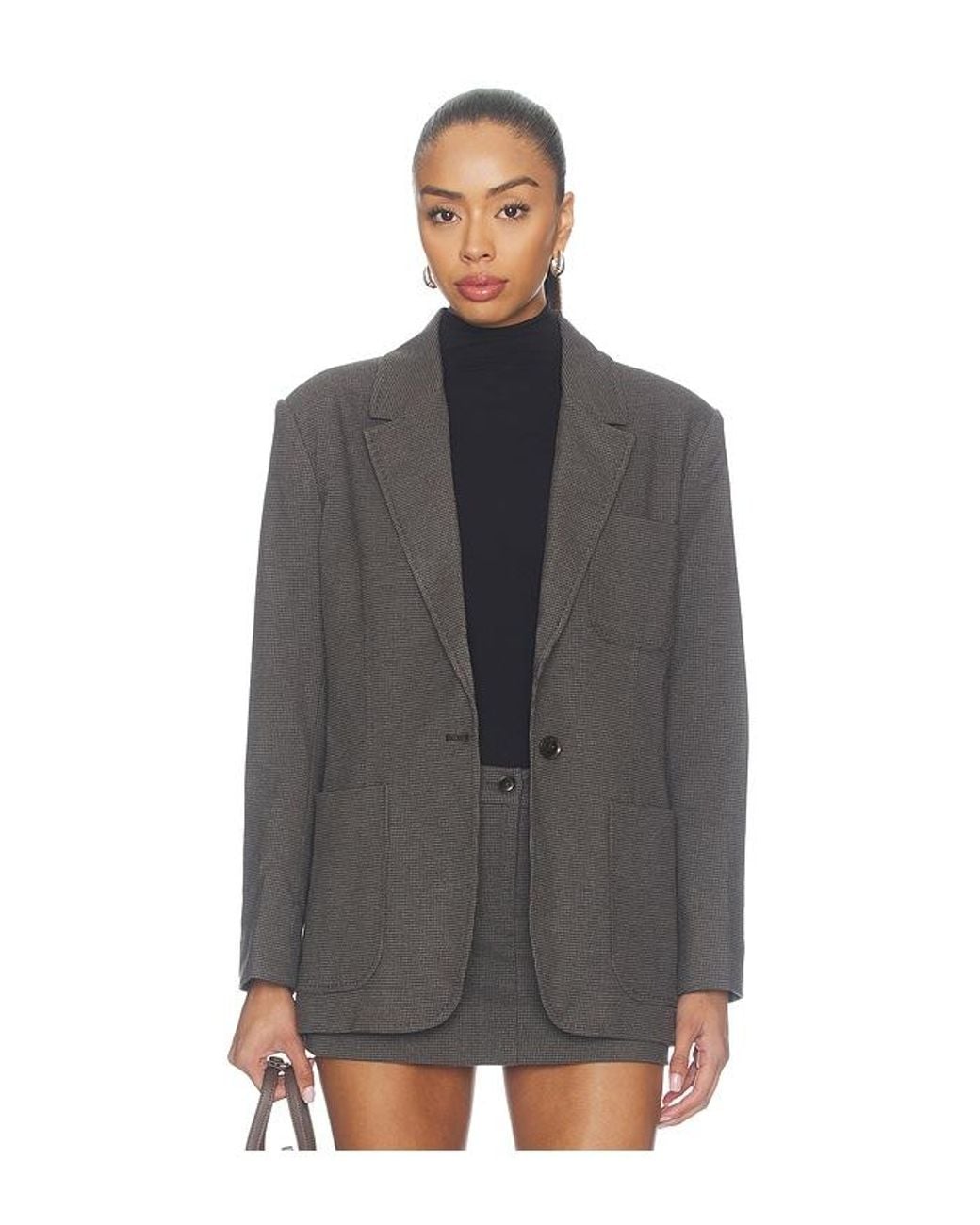 GOOD AMERICAN Black The Oversized Blazer