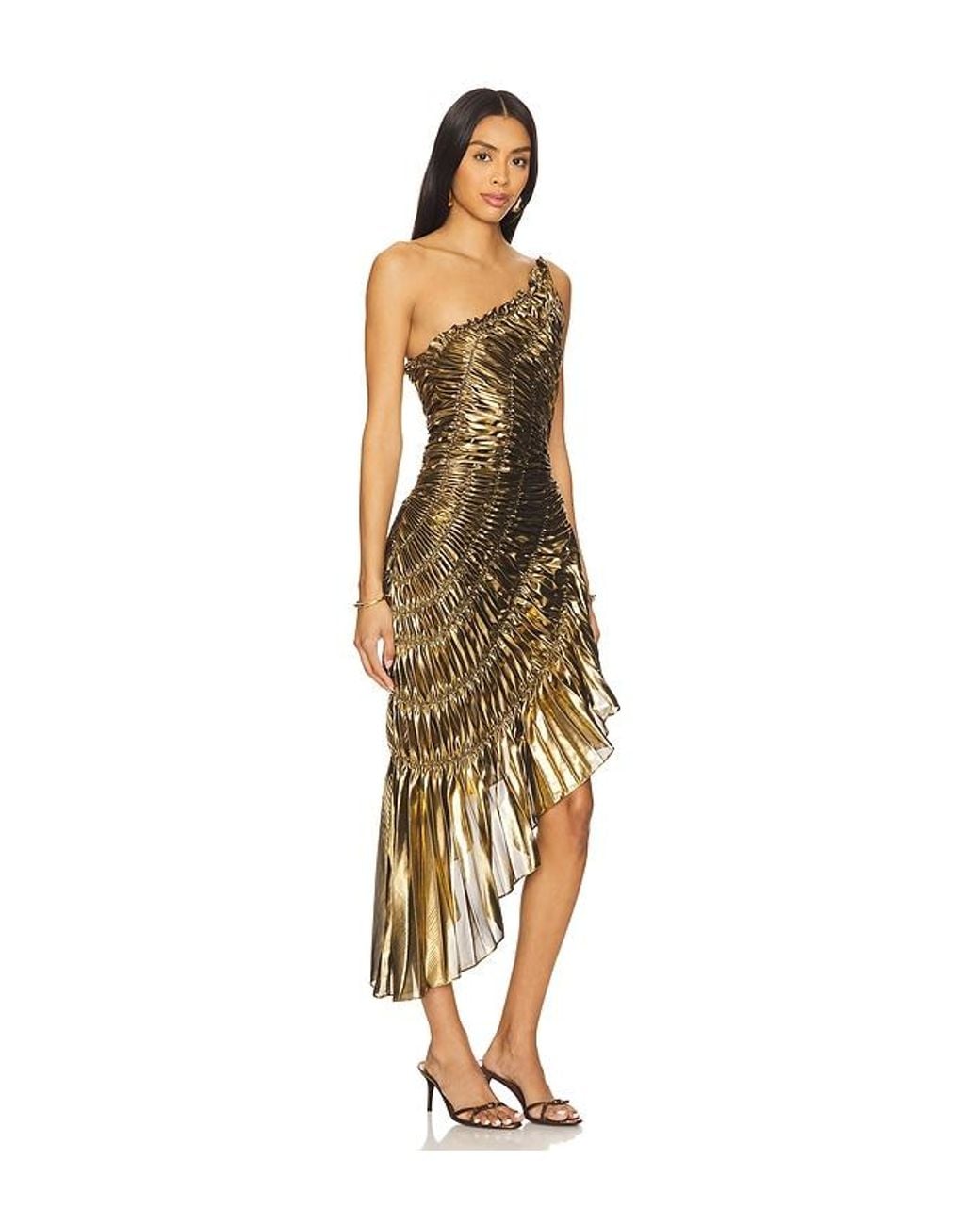 Georgia Hardinge The Impression Dress in Metallic | Lyst
