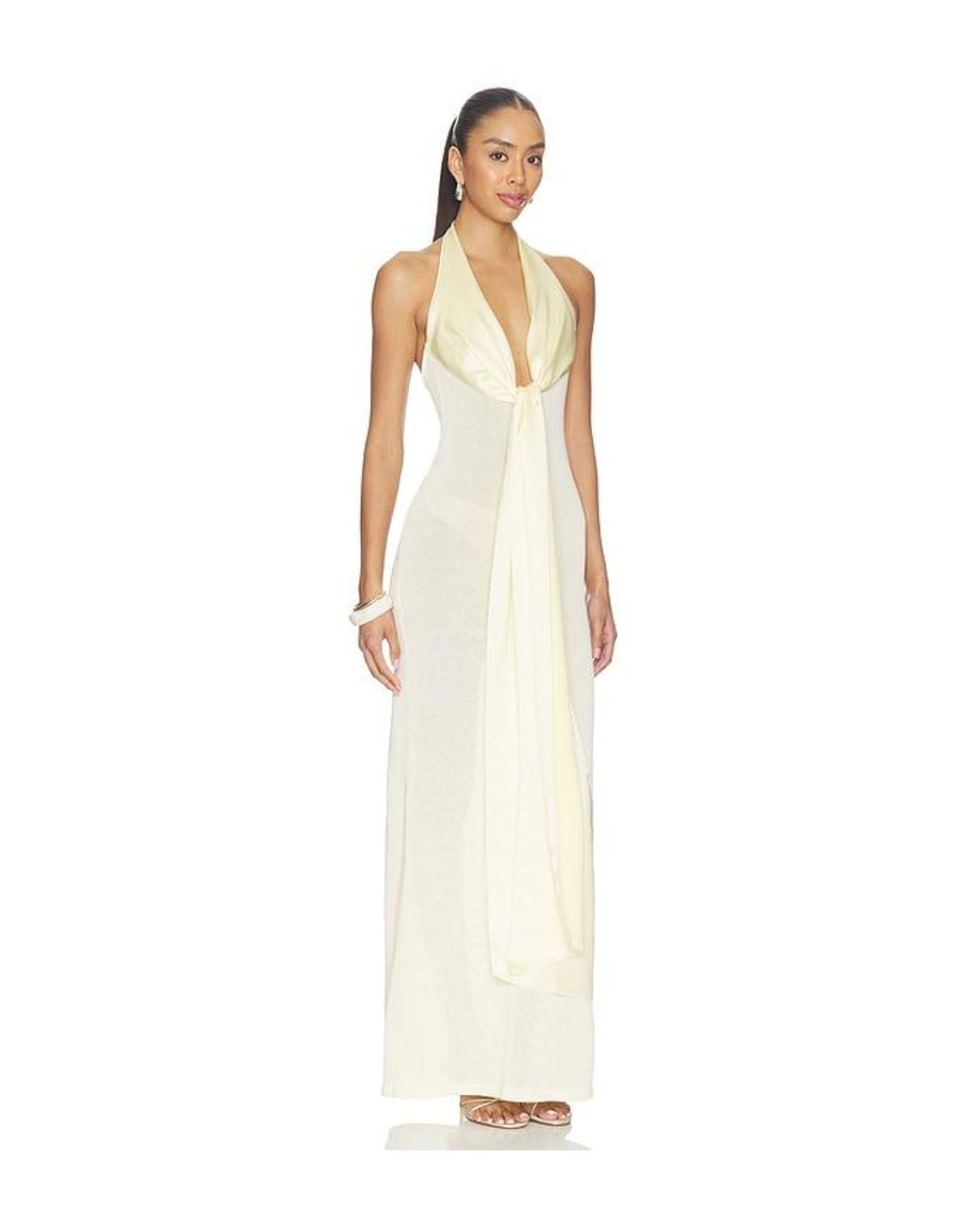AYA MUSE White Nayra Dress