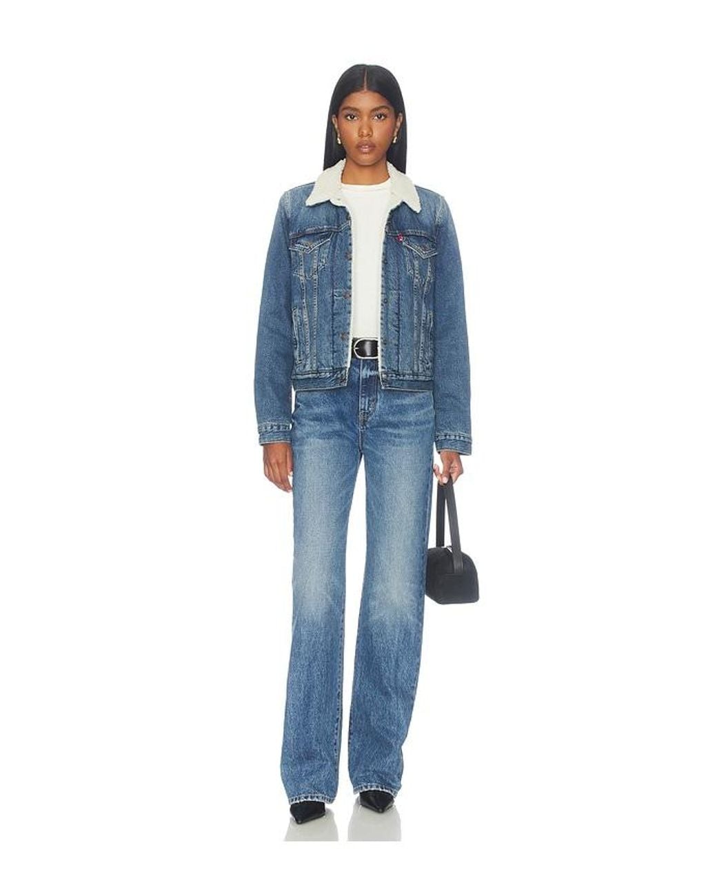 Levi's Blue Original Sherpa Trucker Jacket