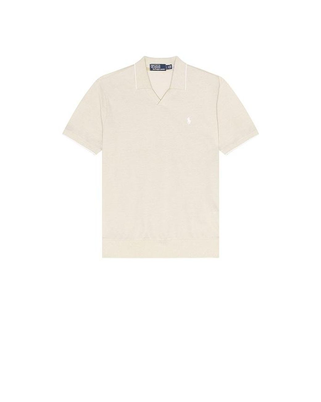 Polo Ralph Lauren Multicolor Short Sleeve Jacquard Pique Johnny Collar Polo for men