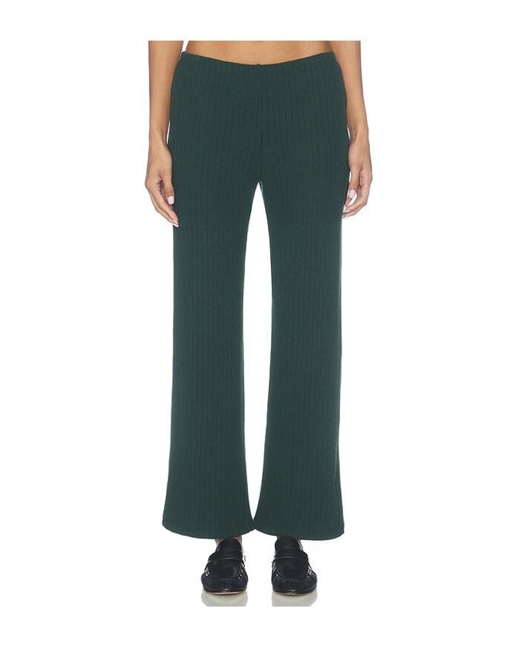 DONNI. Blue The Sweater Rib Simple Pant