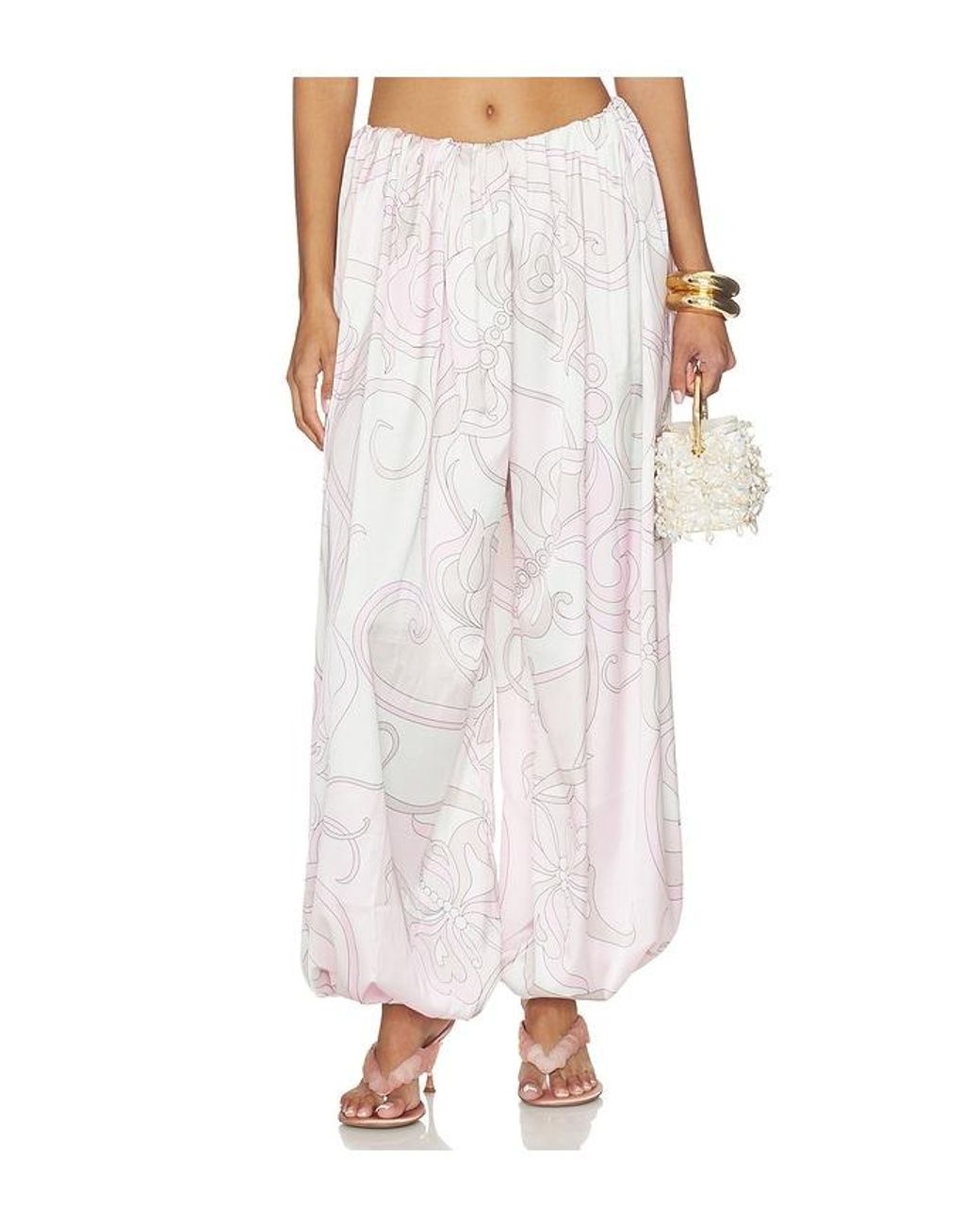 Cin Cin White Zepha Pants