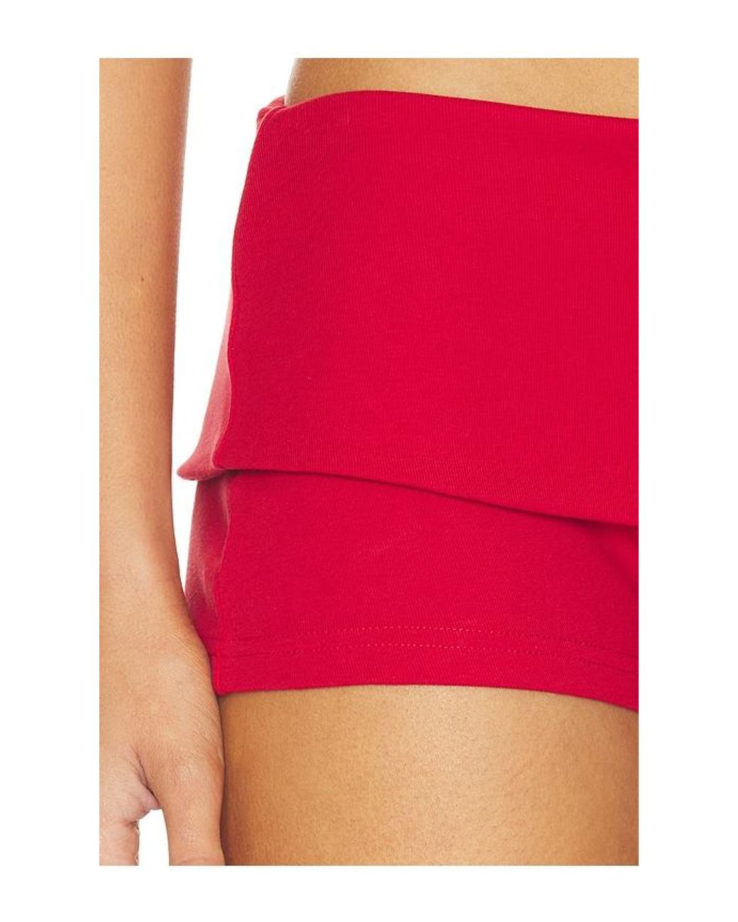 Frankie's Bikinis Red X Jennie Eva Cotton Jersey Short
