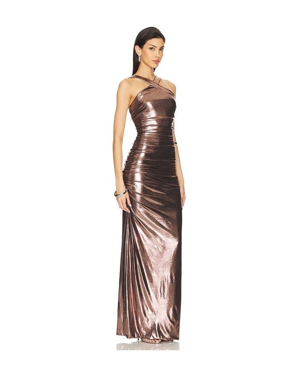retroféte Metallic Shera Dress