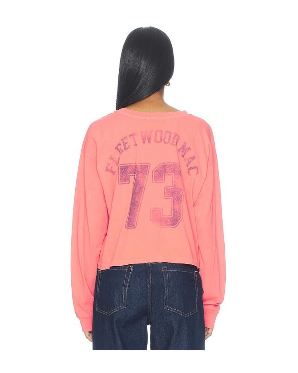 Daydreamer Red Fleetwood Mac Sporty Meet & Greet Long Sleeve Top