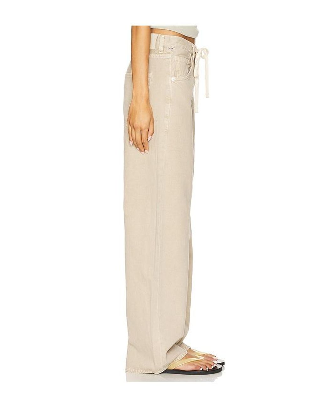 Citizens of Humanity Natural Brynn Drawstring Trouser Jeans