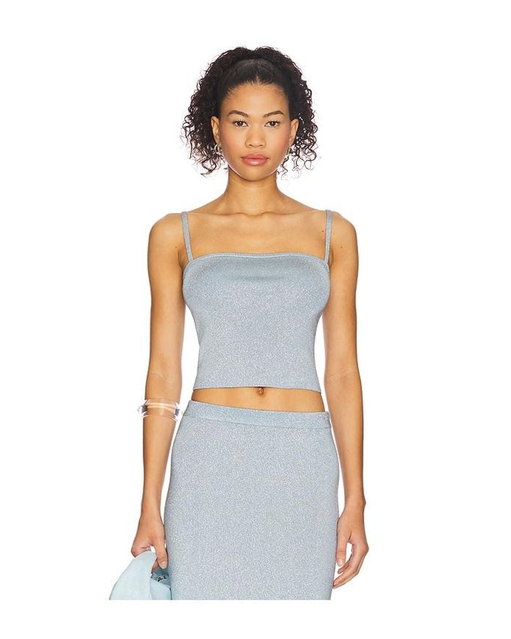 Lovers + Friends Blue Carla Tank