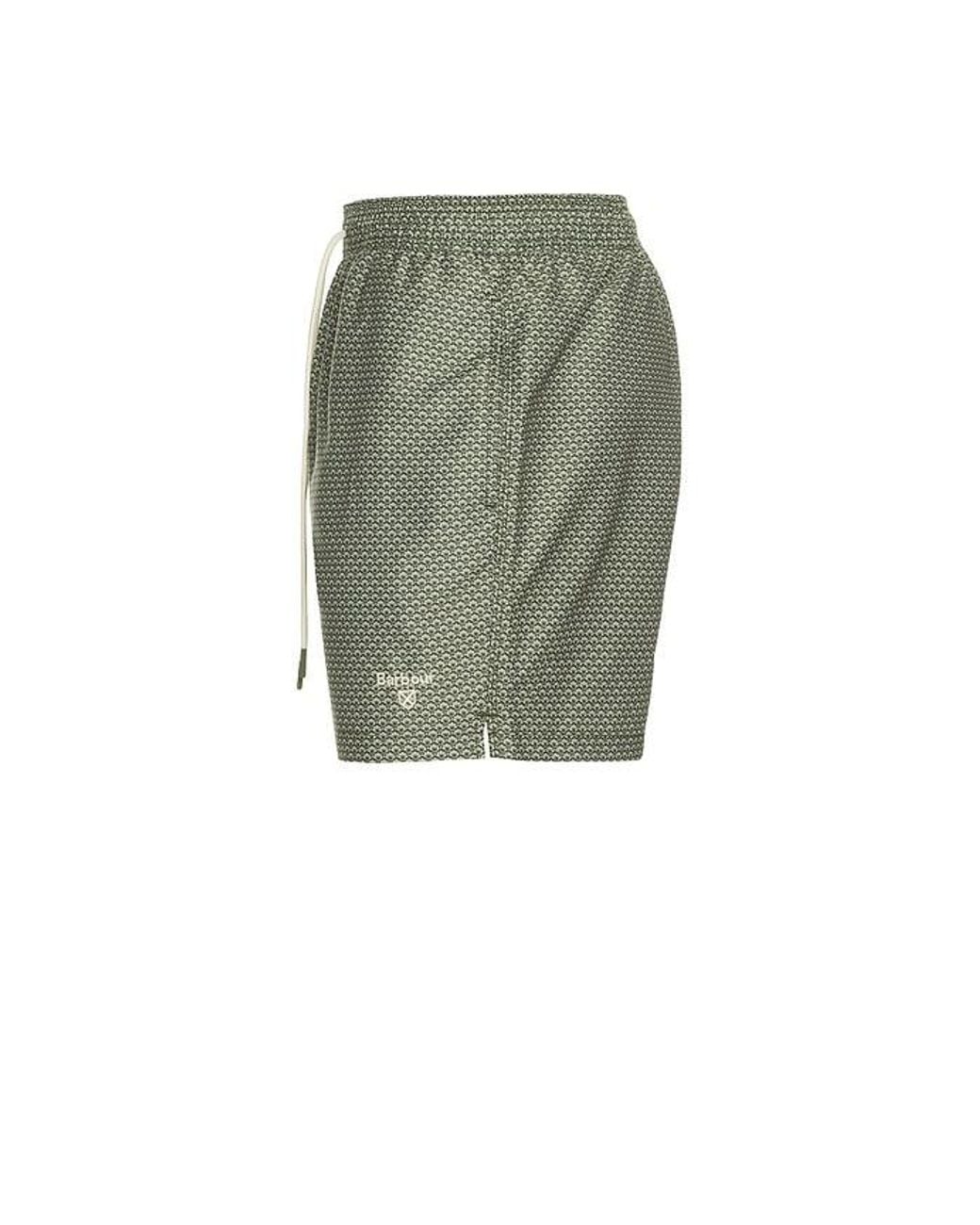 Barbour Green Shell Swim Short for men