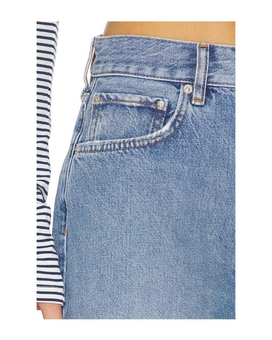 Anine Bing Blue Jasper Short