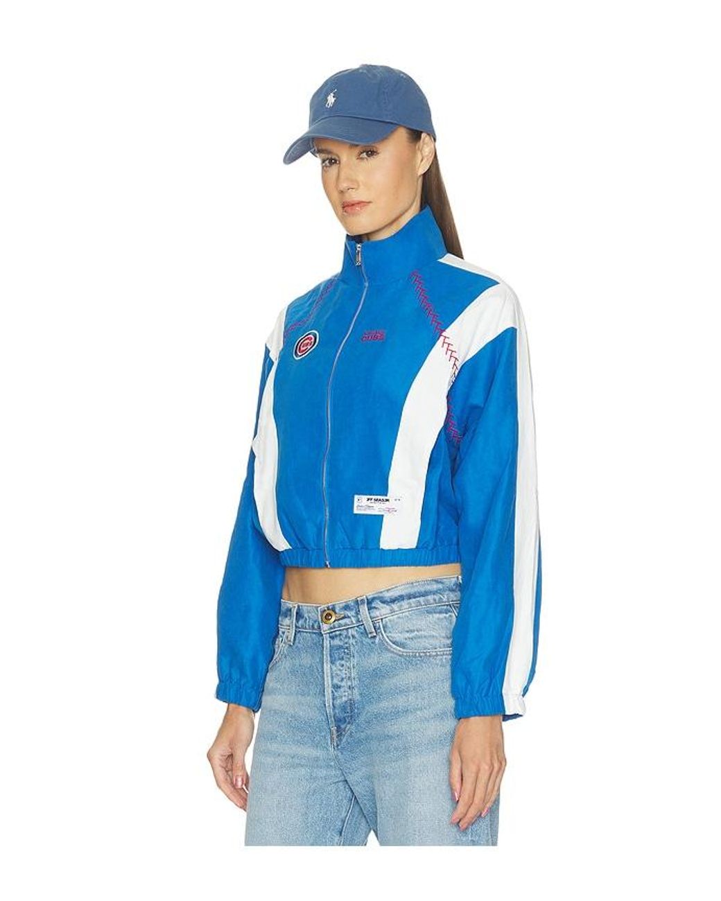OFF SEASON Blue Lightweight Track Jacket