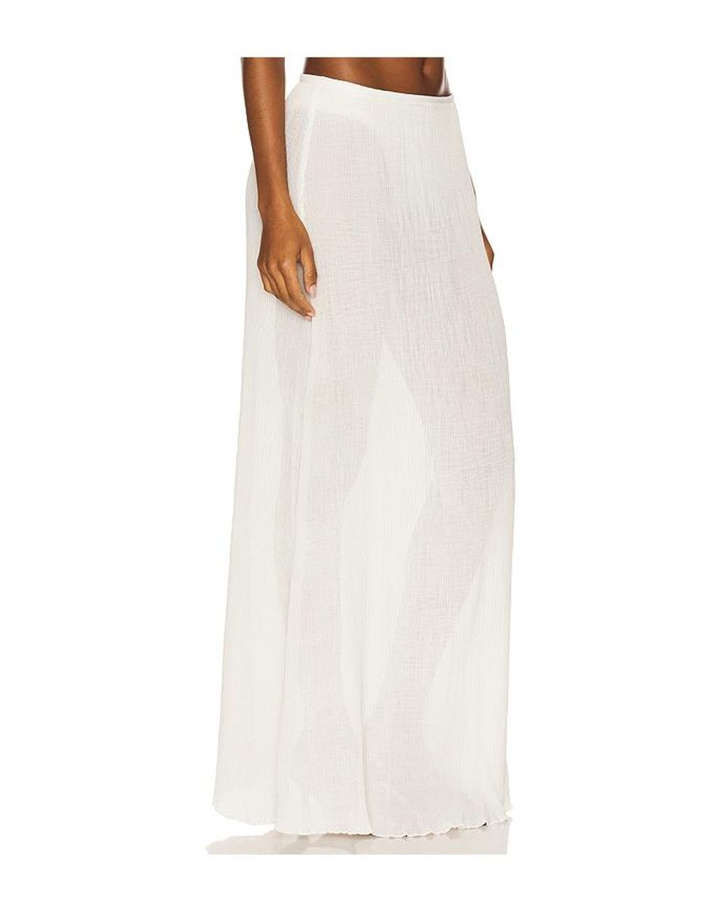 Lioness White Ford Maxi Skirt