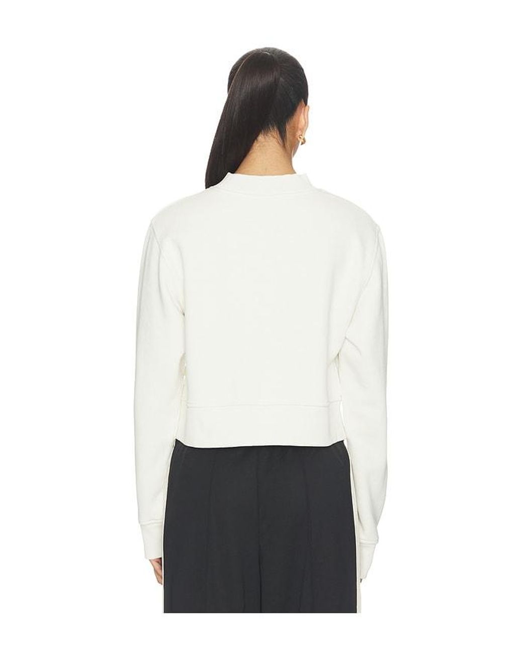 Palm Angels White Bear Fitted Crew Sweatshirt