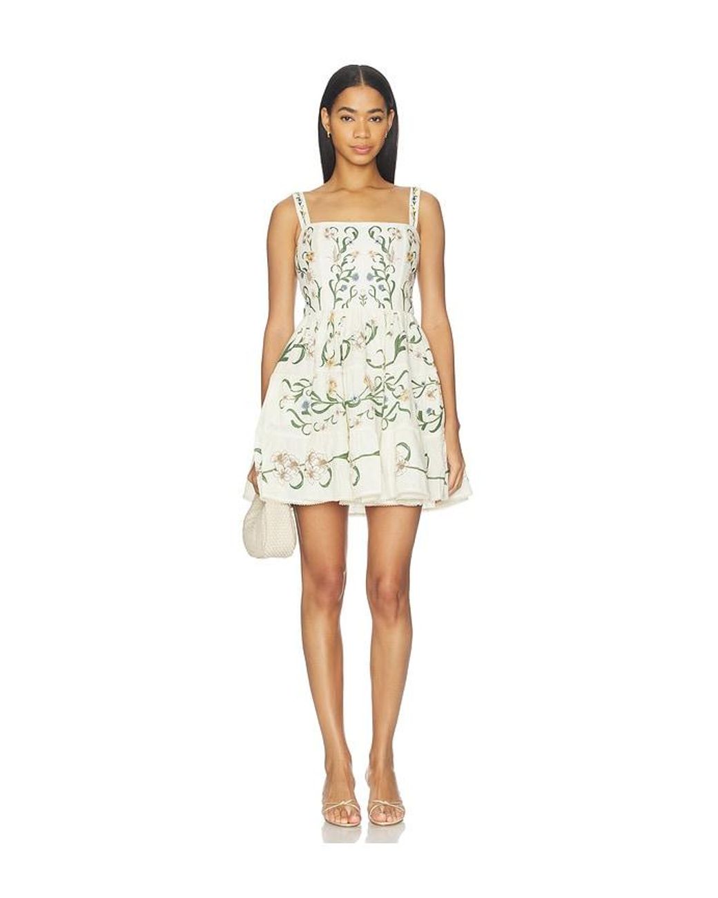 Agua Bendita White Lima Mini Dress