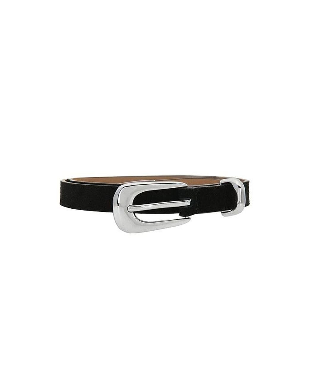 Ettika Black Modern Saddle Belt