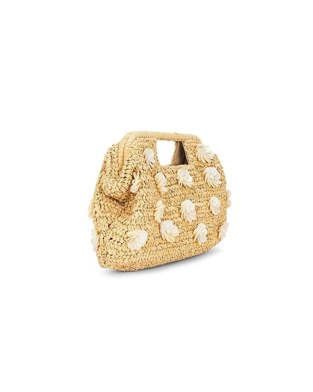 BTB Los Angeles Metallic Dottie Clutch Bag
