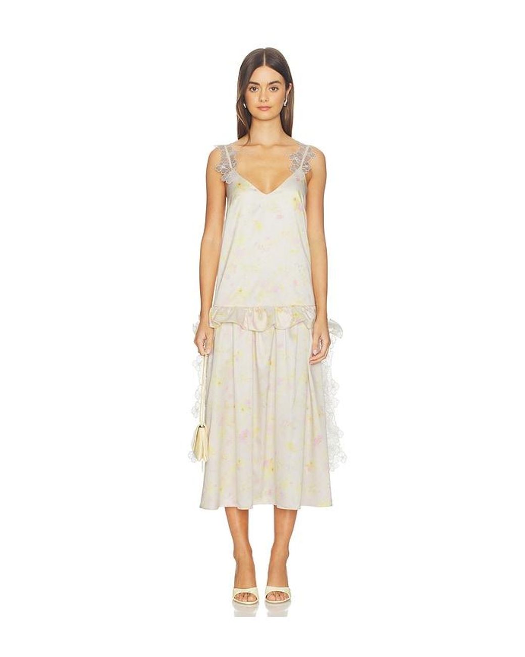 Kika Vargas White Rashida Dress