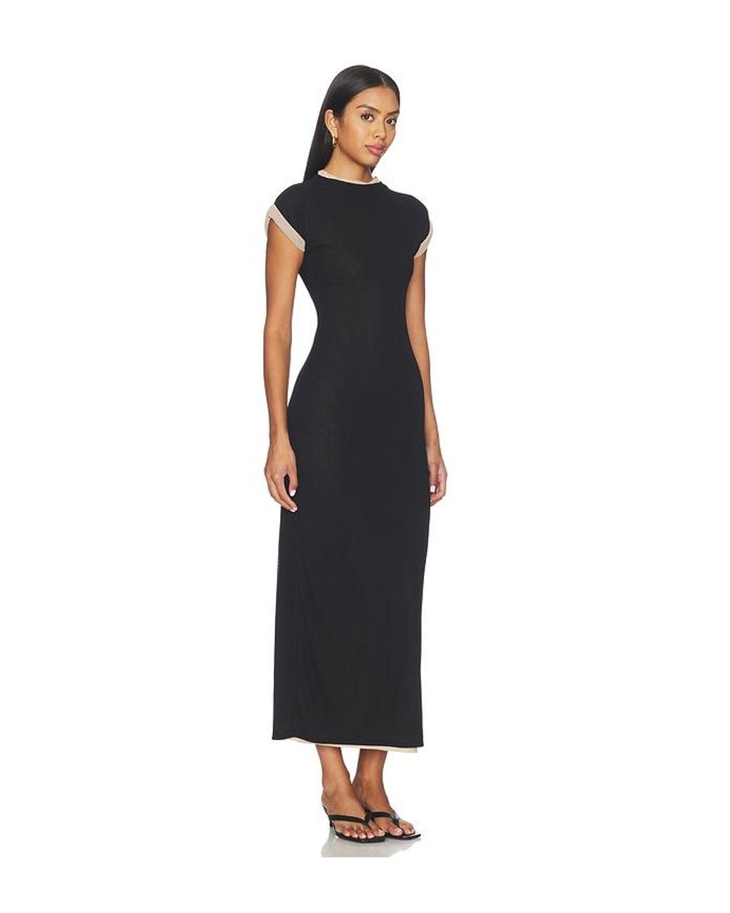 Lovers + Friends Black Shera Maxi Dress