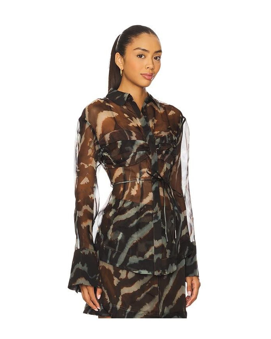 AMUR Black Clea Blouse