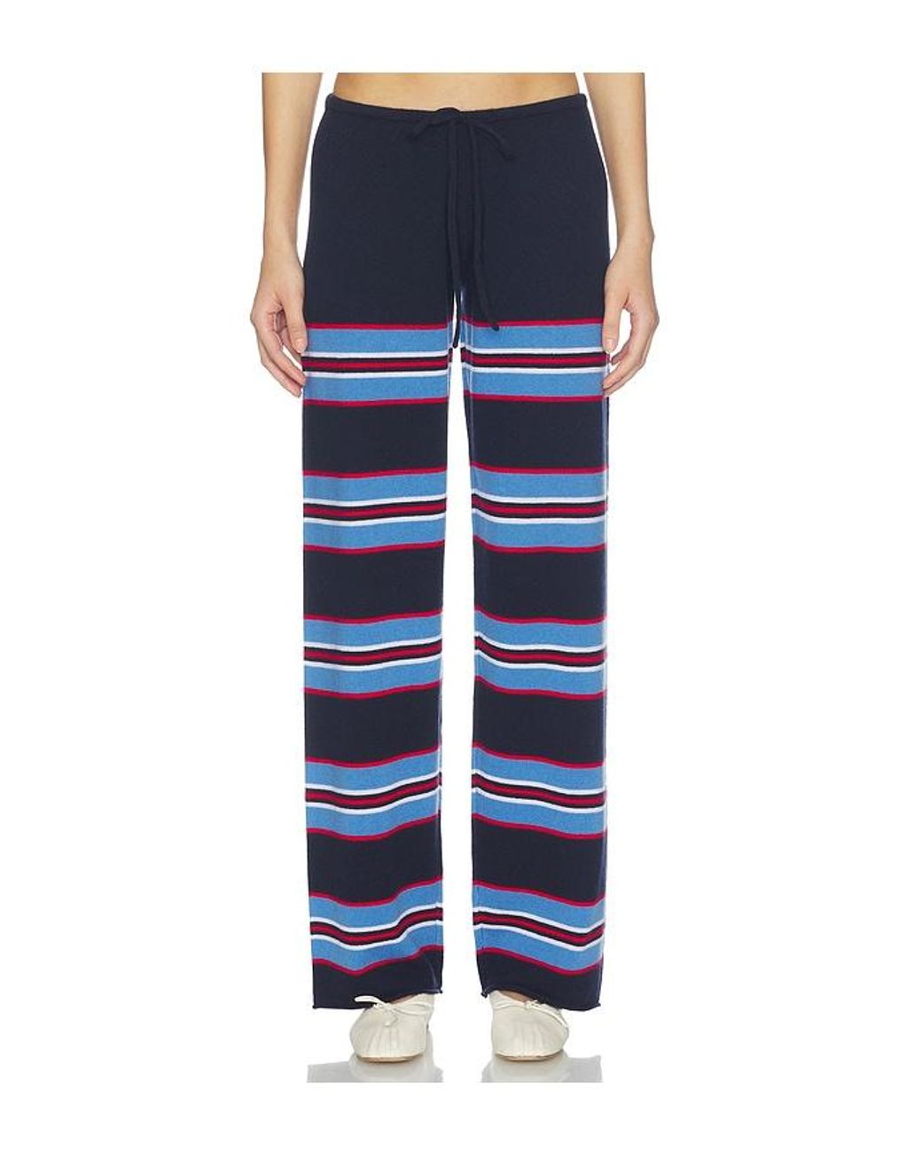 Frankie's Bikinis Blue Jude Cashmere Pant