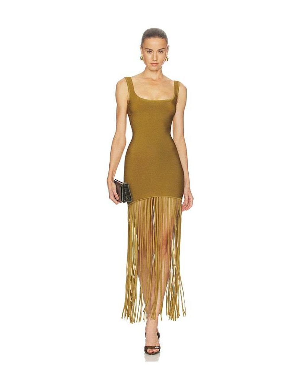 retroféte Metallic Saddler Dress