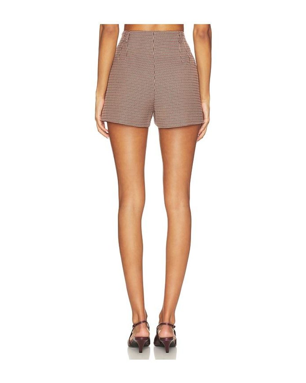 Astr White Gisselle Shorts