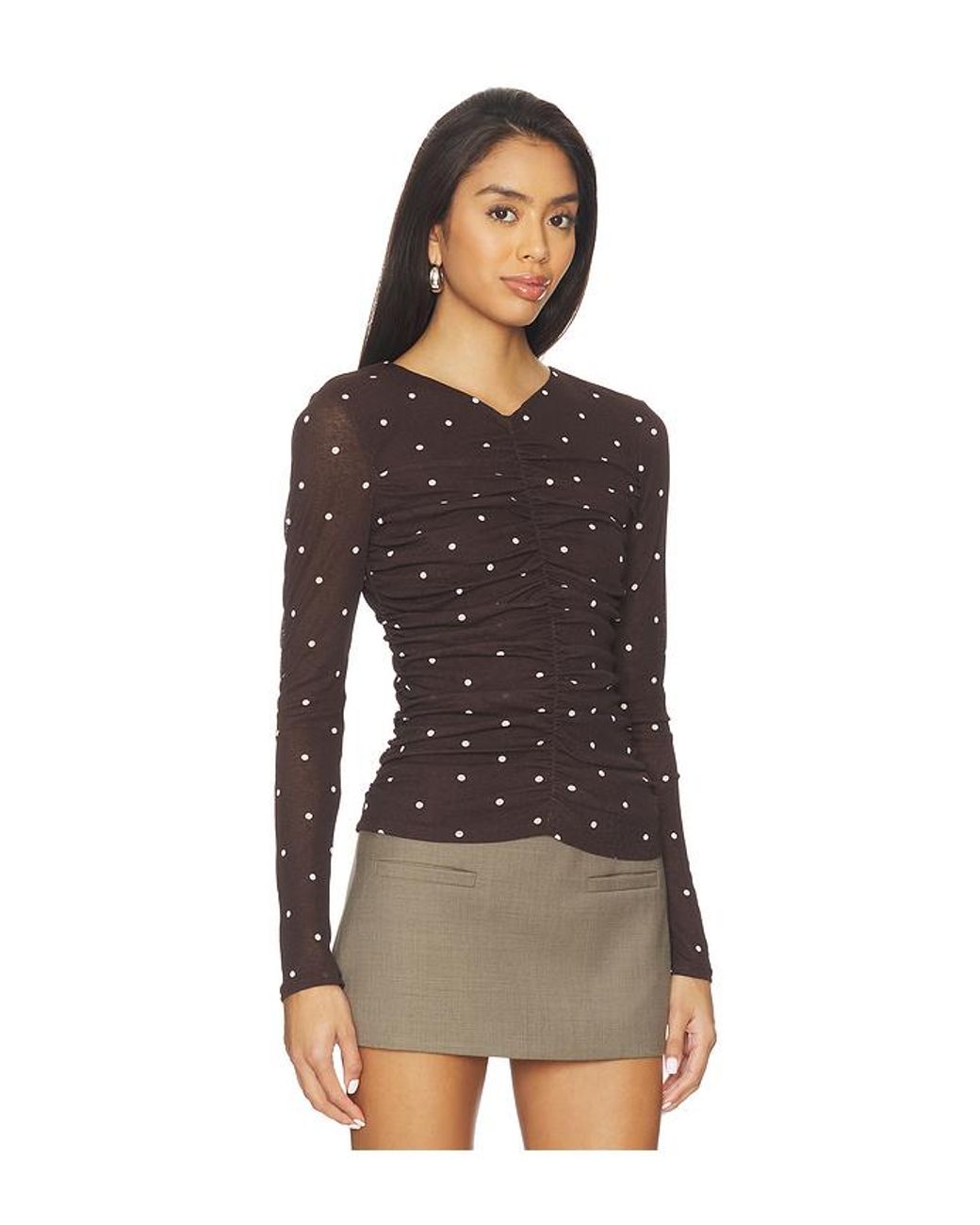 Rails Brown Georgina Top