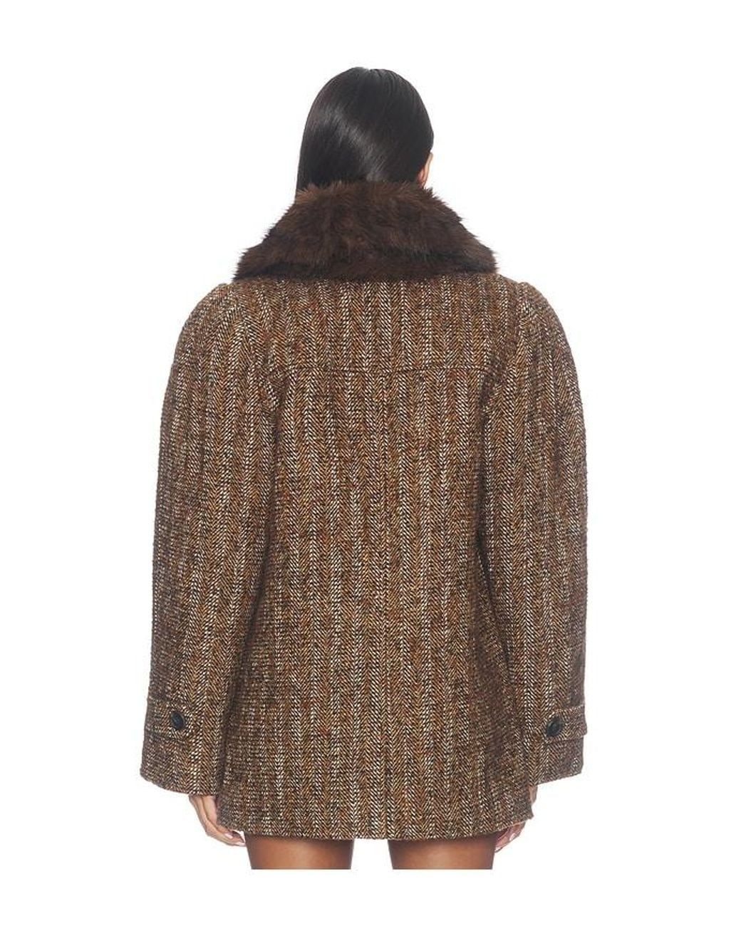 Ronny Kobo Brown Morrison Coat