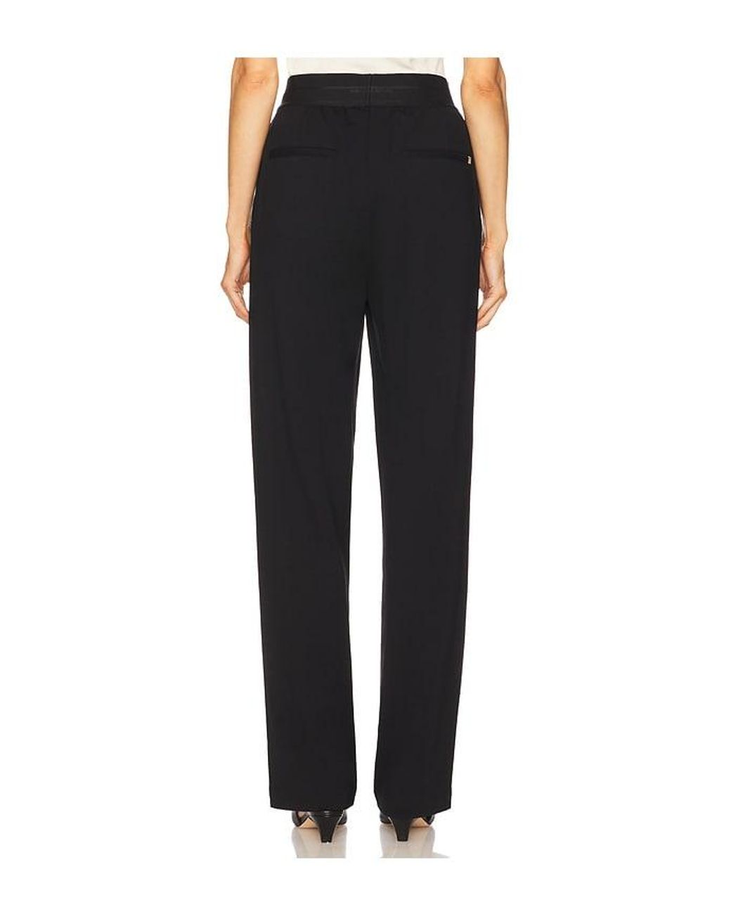 Helmut Lang Black Straight Trouser