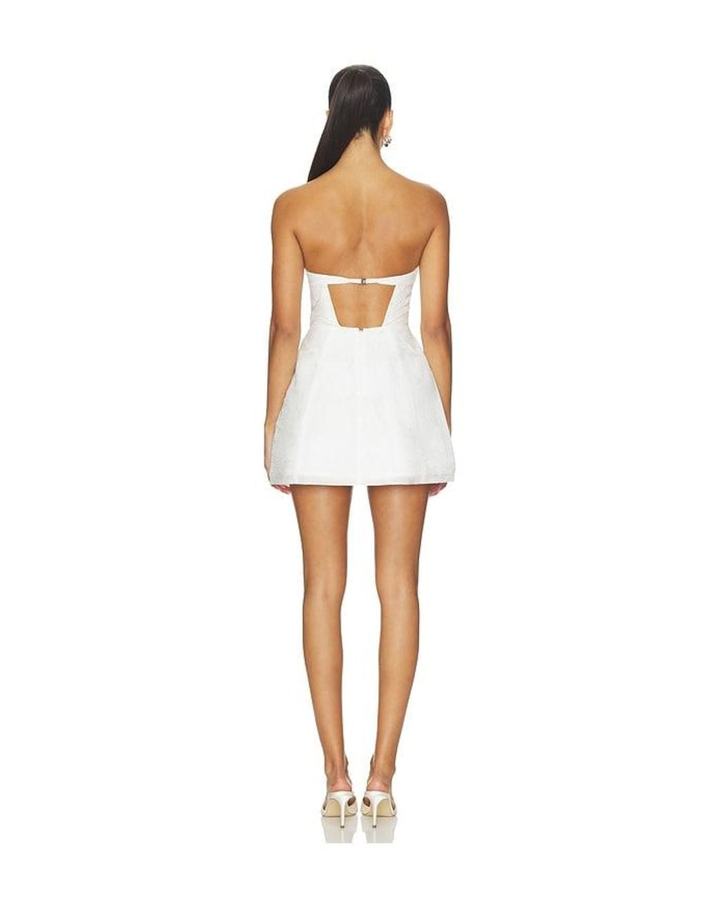 Nbd White Lily Mini Dress