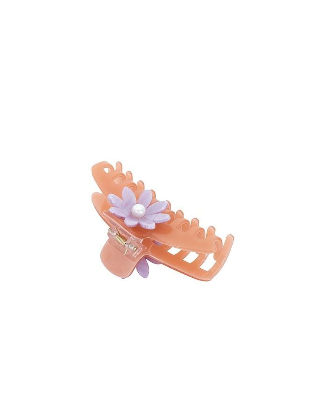 Lele Sadoughi Pink Daisy Claw Clip
