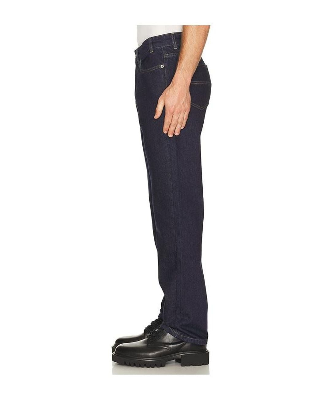 Percival Blue Straight Leg Denim Jeans for men