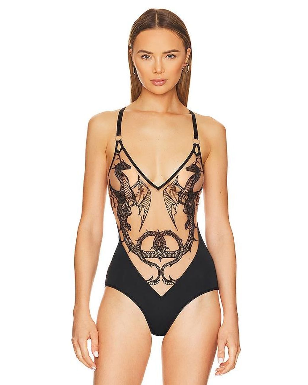 Thistle and Spire Thistle & Spire Amore Plunge Bodysuit
