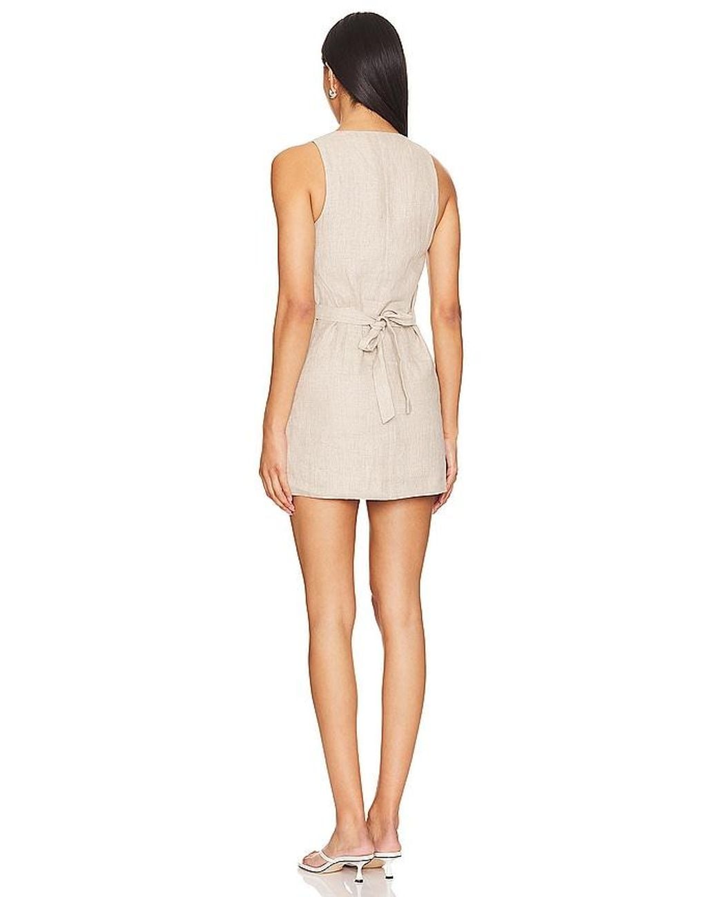 Faithfull The Brand Natural Marinia Mini Dress