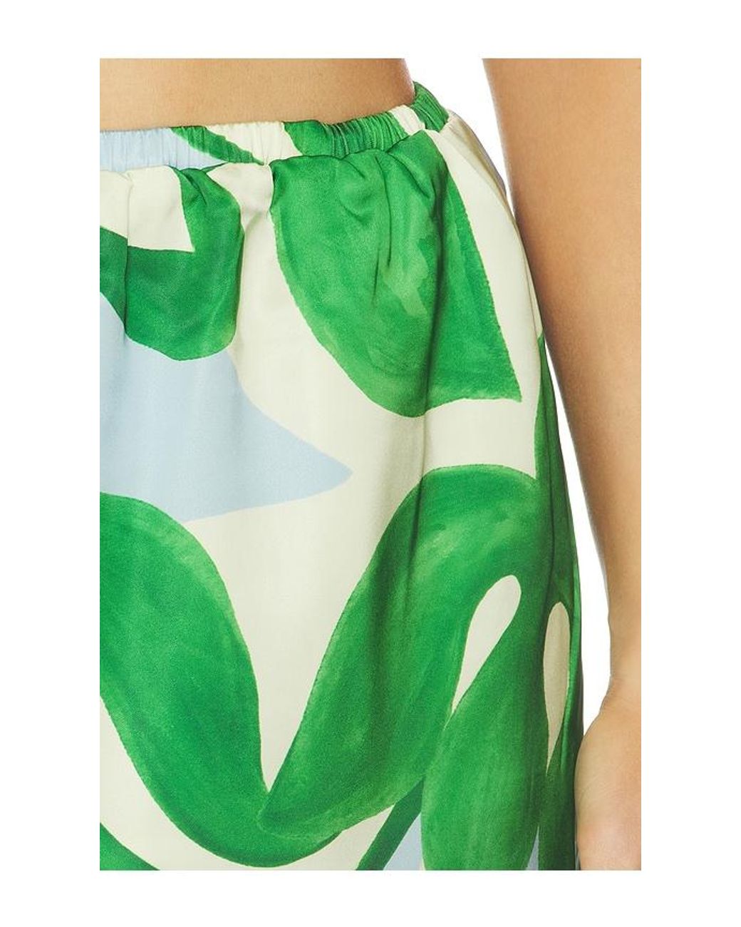 Seven Wonders Green Alara Elasticated Mini Skirt