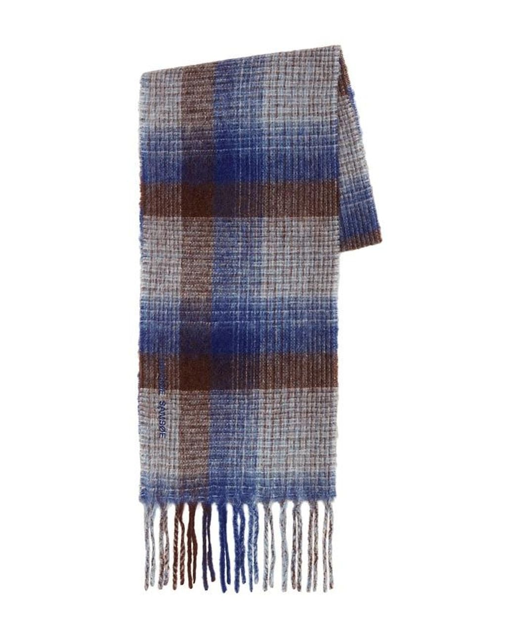 Samsøe & Samsøe Blue Alex Scarf for men