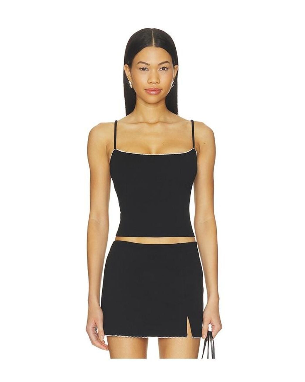 MAJORELLE Black Bonnie Top