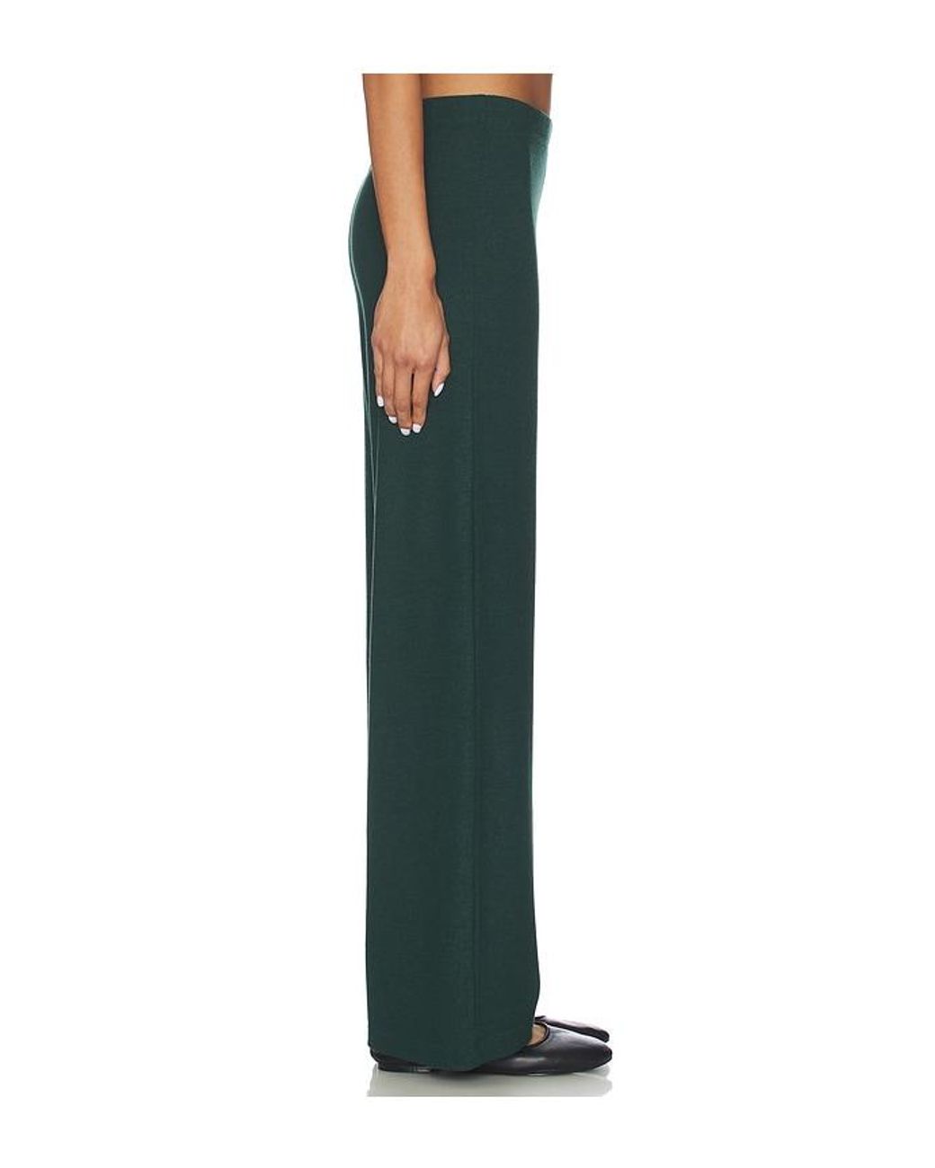 Leset Green Lauren Wide Leg Pant