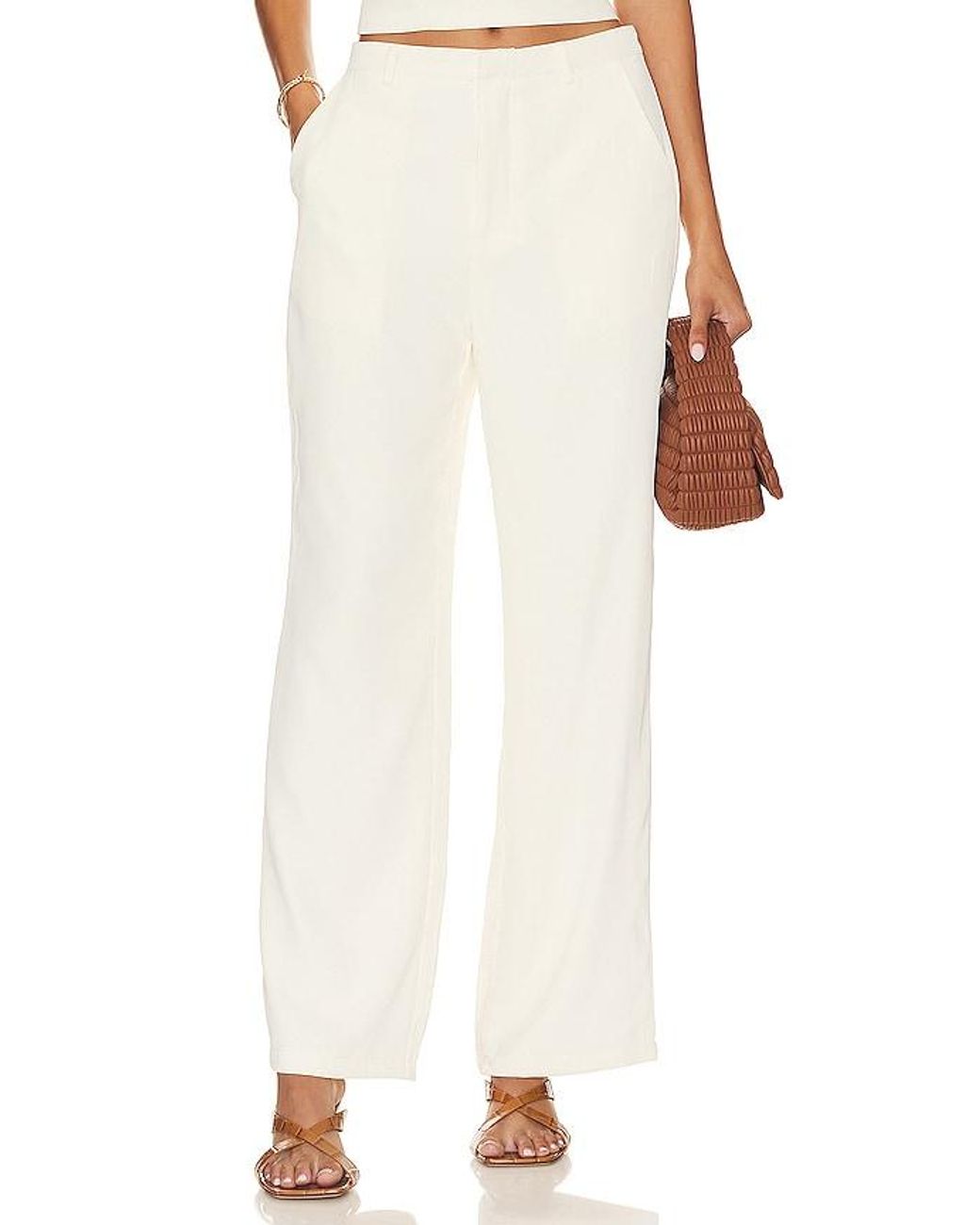 SNDY'S White Roma Pant