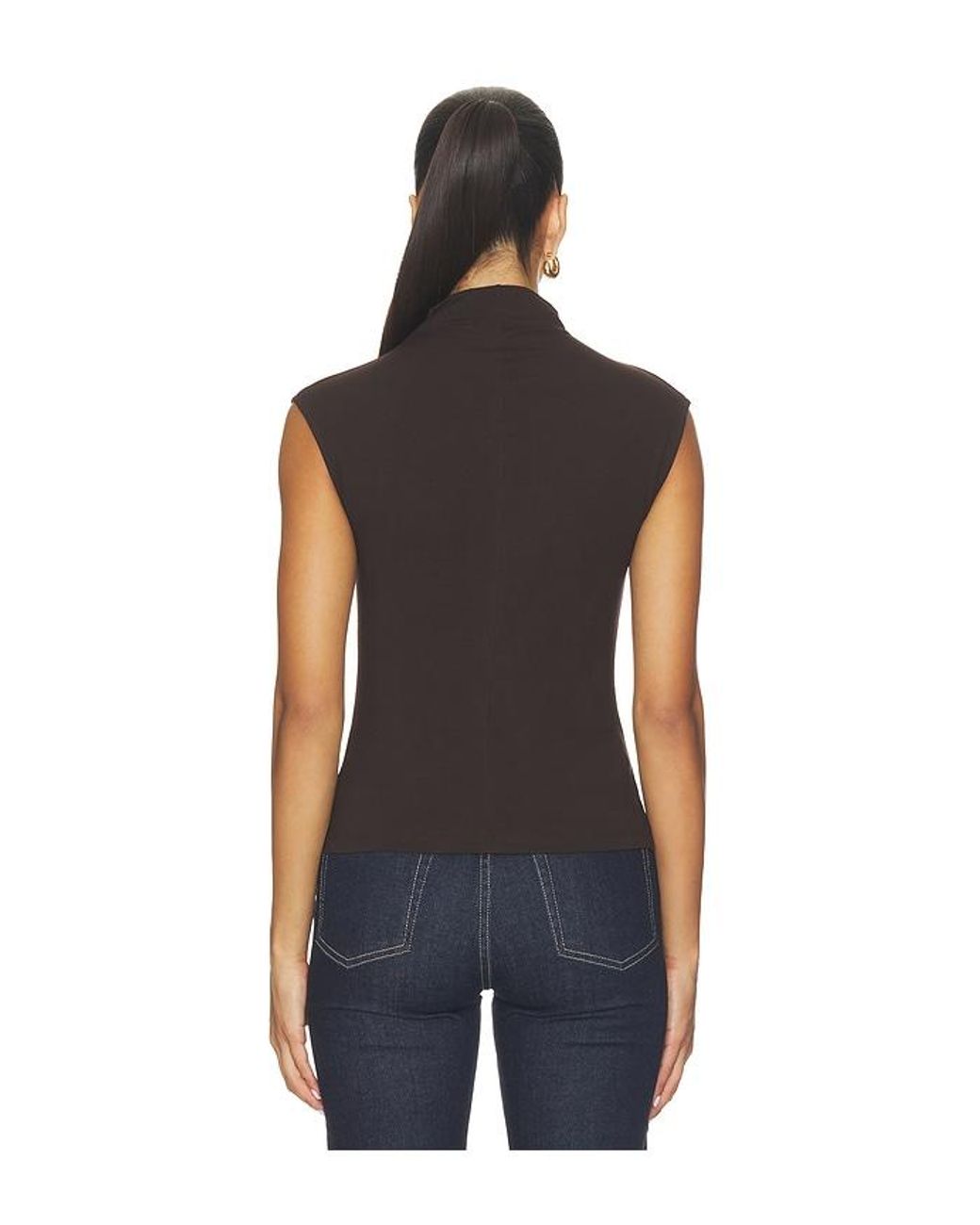 Sold Out NYC Blue The Mock Neck Top