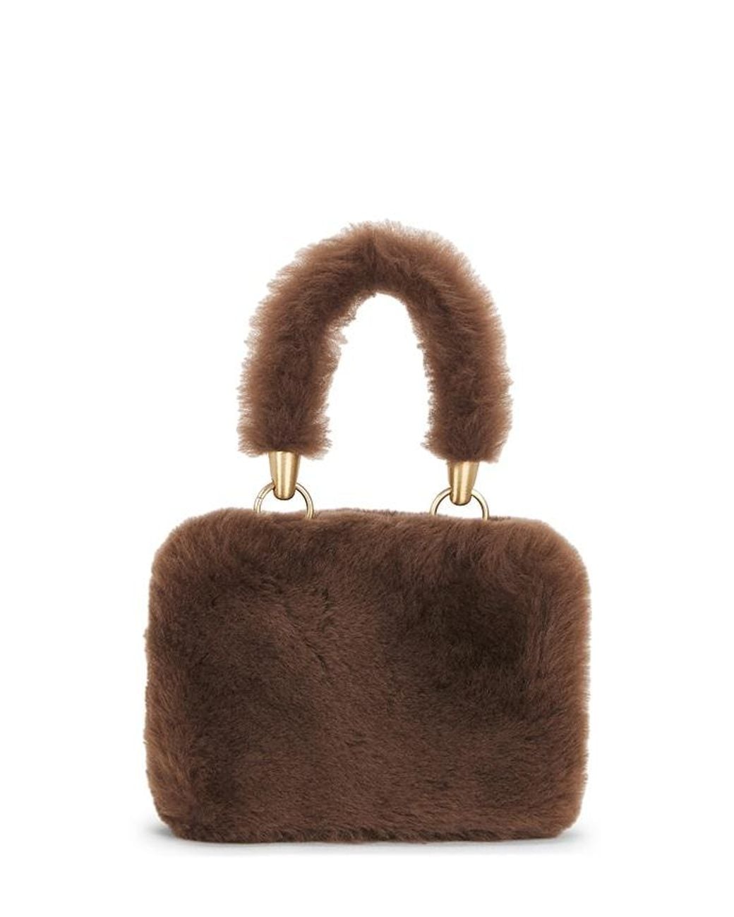 Cult Gaia Brown Adeline Nano Top Handle